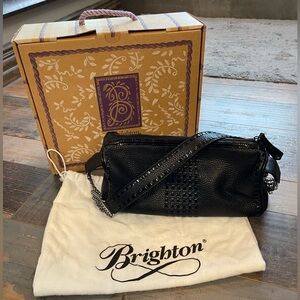 VINTAGE Brighton Willow Black Shoulder Bag